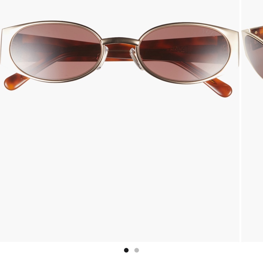 DEZI brown and gold tortoise sunglasses